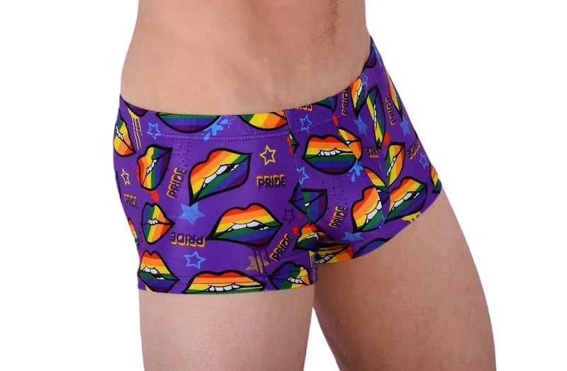 SMU Pride Mini Boxer Coupe Sportive Violet P01005 H45