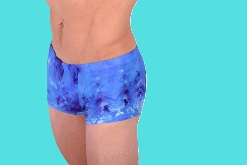 SMU Proud Mini Boxer Brief Sporty Cut Blue Multi P01005 H48