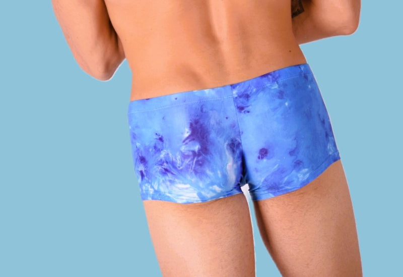 SMU Proud Mini Boxer Brief Sporty Cut Blue Multi P01005 H48