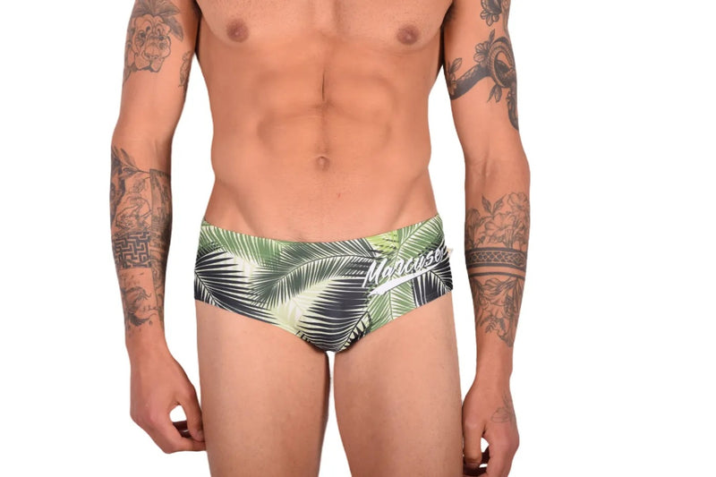 Marcuse Havana Maillot de bain Tropics Maillot de bain Tissu italien Vert 8517 3