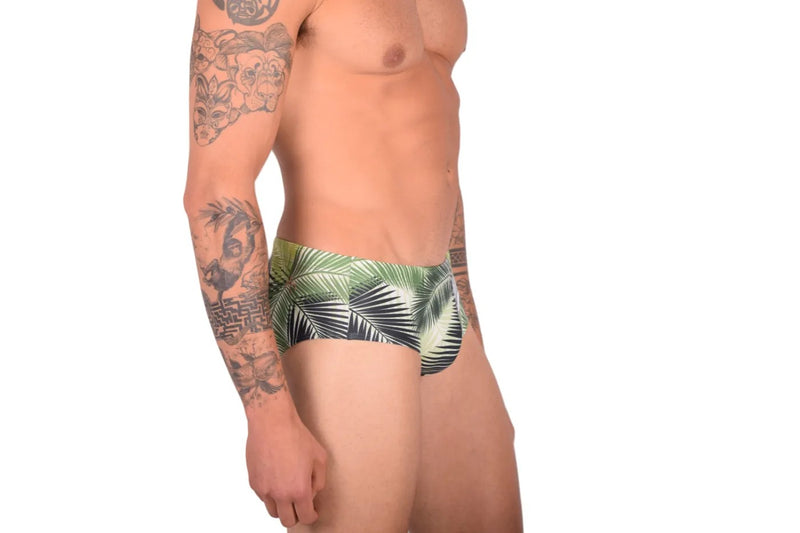 Marcuse Havana Maillot de bain Tropics Maillot de bain Tissu italien Vert 8517 3