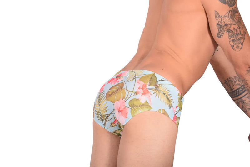 Marcuse Slip de Bain Havana Tropics Swimwear Bleu 3