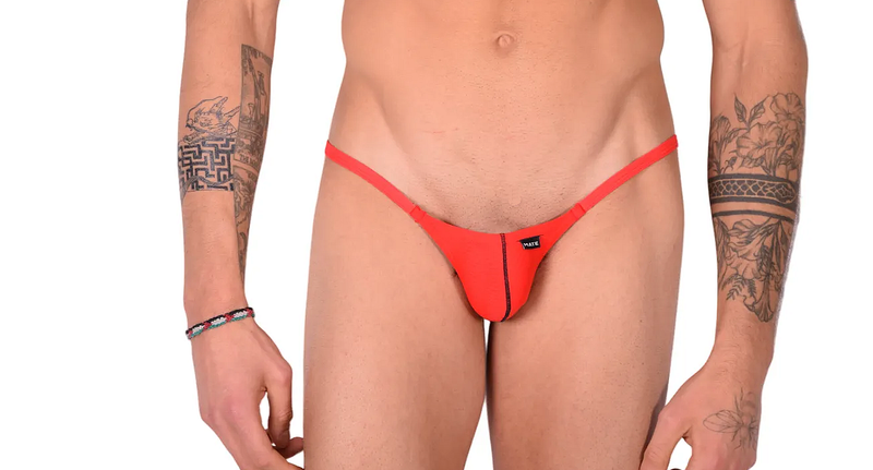 XL Mate Beautiful Micro Brief Red Black 32/34 4
