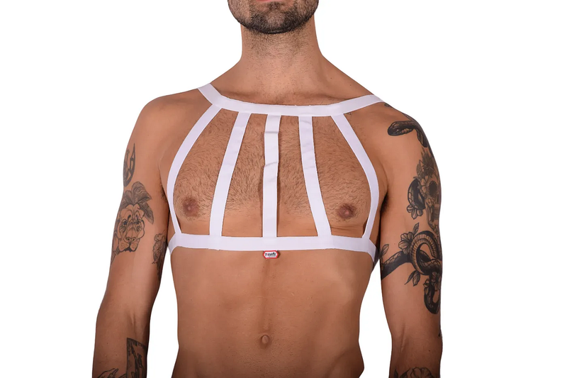 PIKANTE Set Kit HARNESS Combo Elastic Harness & Thongs Personality White 0331 3