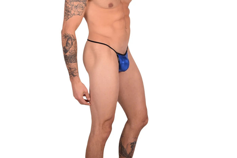 DOREANSE Underwear Men boys G-String Fashion Thong Royal Blue 1326 1A