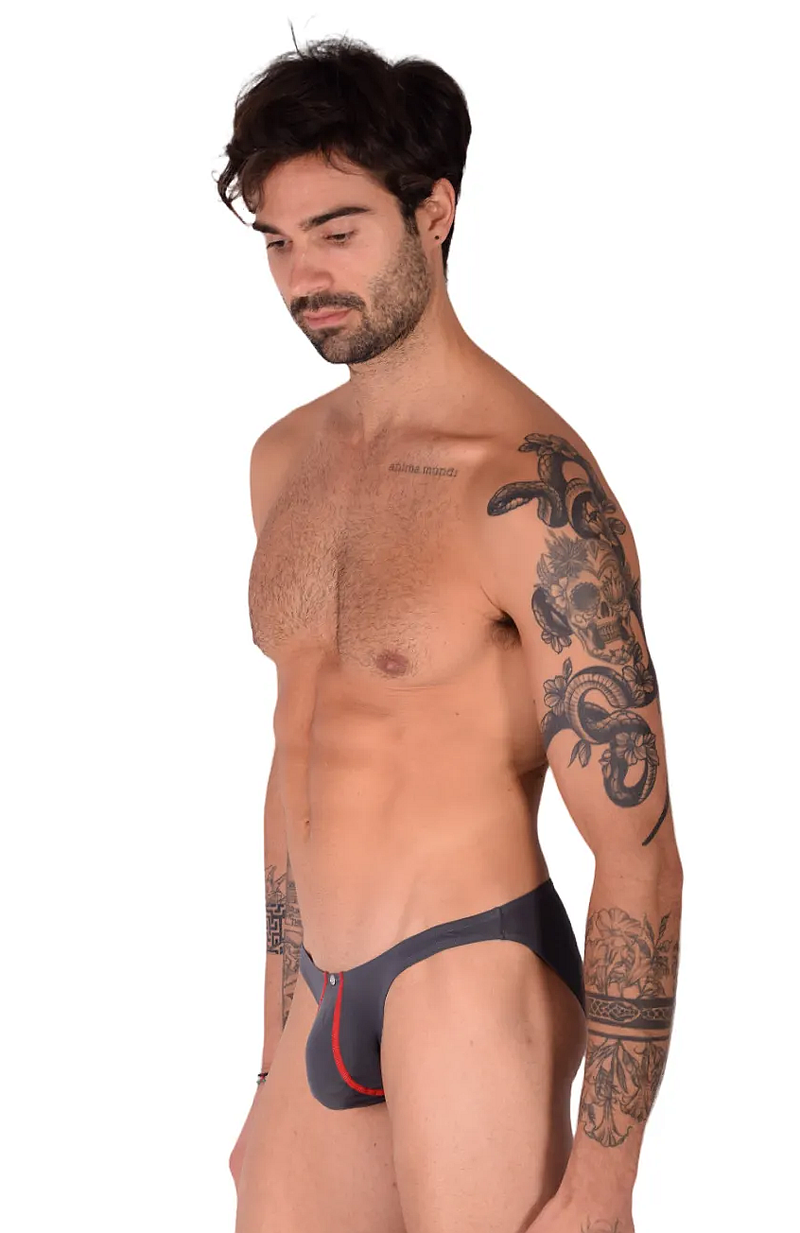 SMU Teaser Mini Briefs Grey 40603 H56