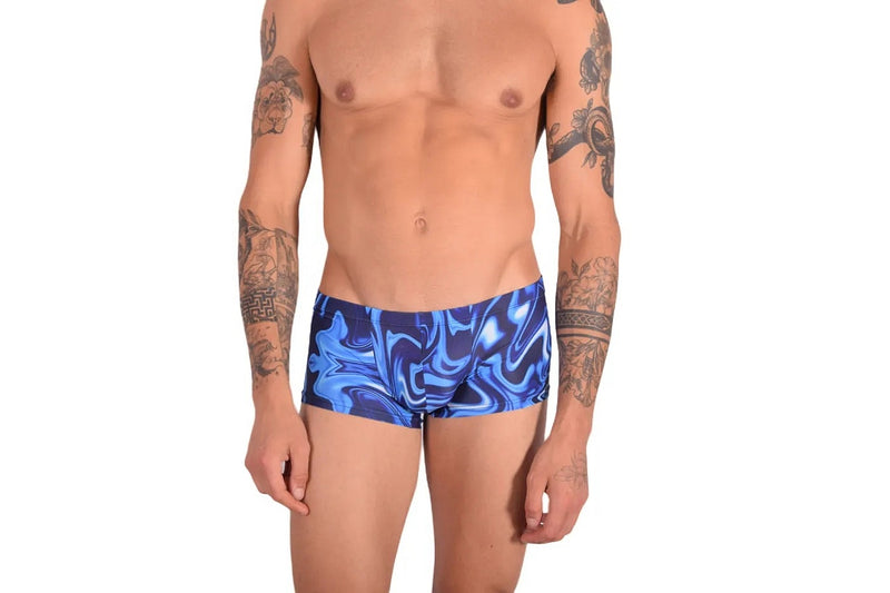 SMU Catch-Me Mini Boxer Coupe Sport Mix-Bleu P01005 H49