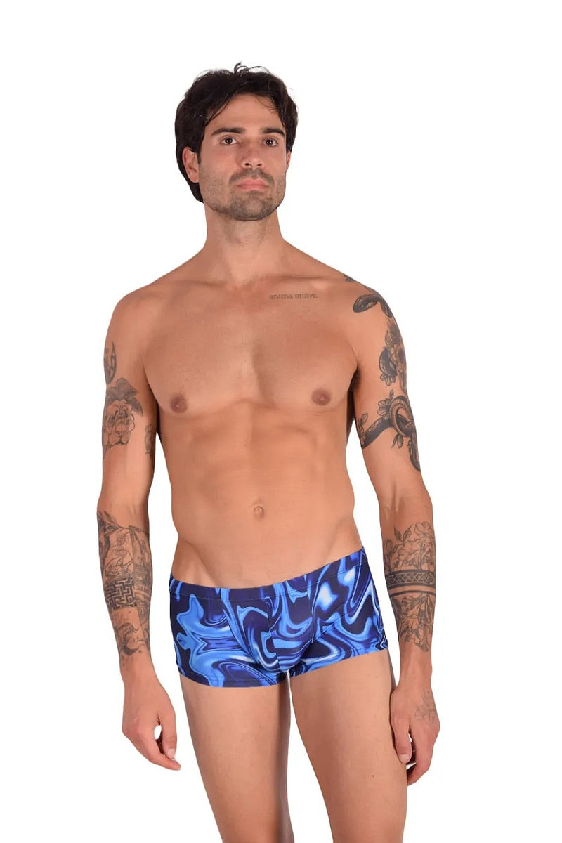 SMU Catch-Me Mini Boxer Coupe Sport Mix-Bleu P01005 H49