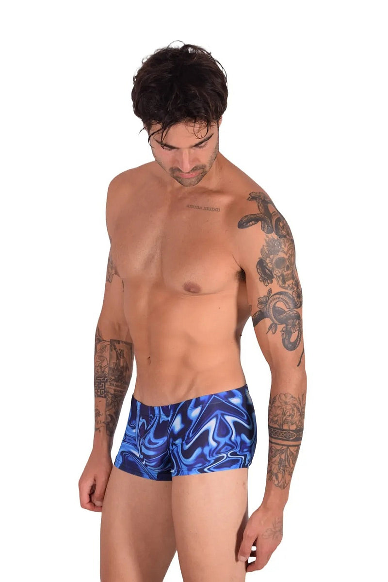SMU Catch-Me Mini Boxer Coupe Sport Mix-Bleu P01005 H49