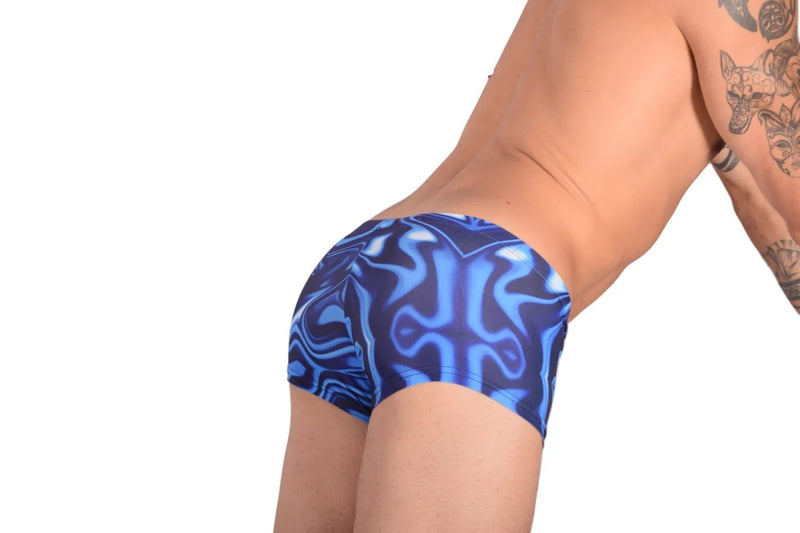 SMU Catch-Me Mini Boxer Coupe Sport Mix-Bleu P01005 H49