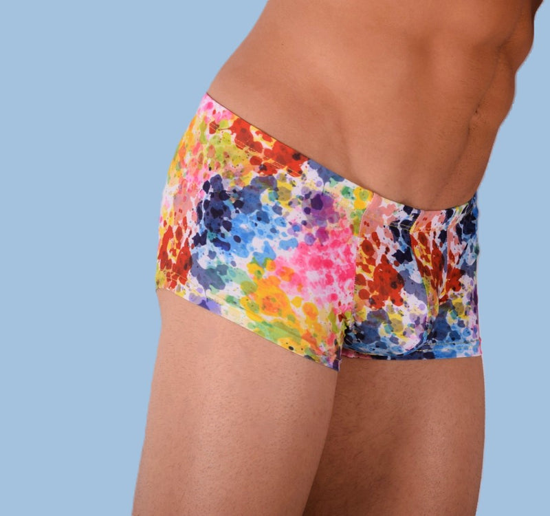 SMU Splash Boxer Brief Hipster Multicolor P01605 H40