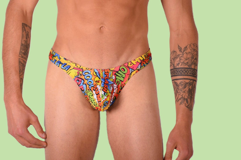 SMU Verbal Swim Thongs Multicolor P01204-H34
