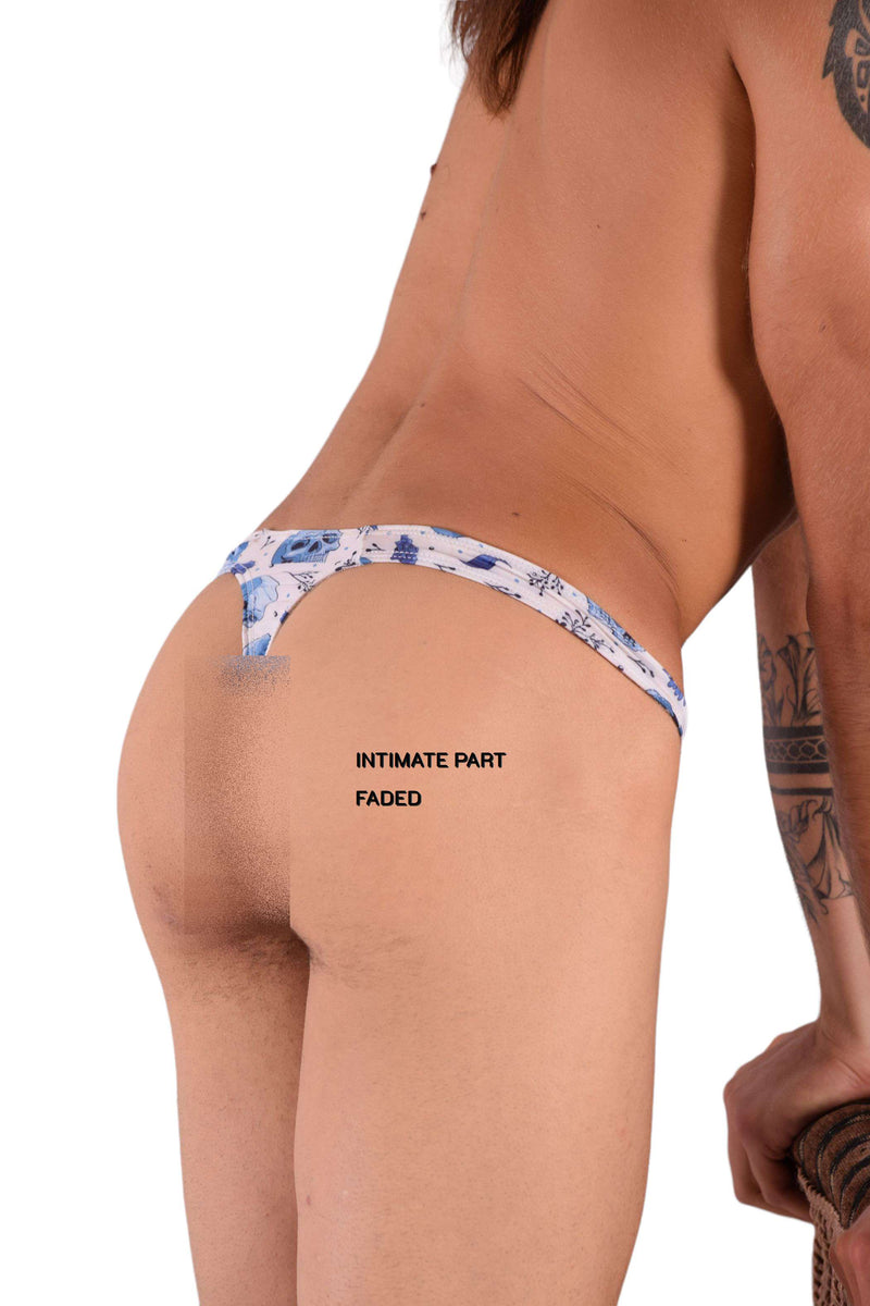 SMU Skull Portant et Bronzant String Blanc P01004 H27