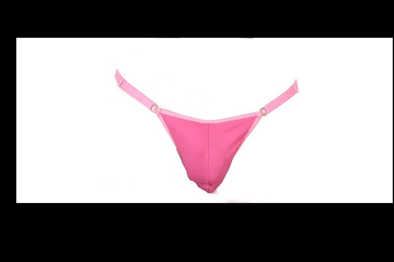 O/S SMU String Tanga Pink Ajustable 30-38 inch SX 100625