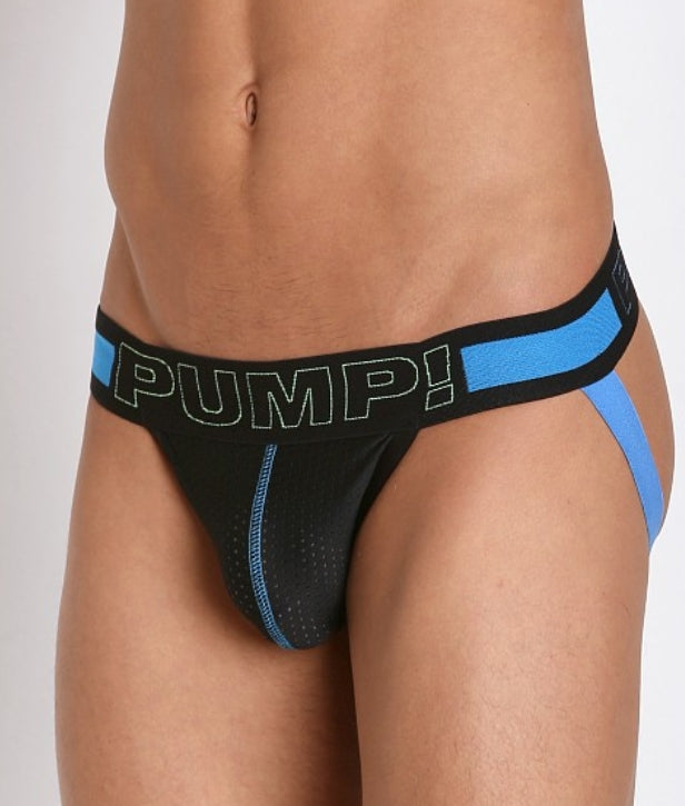 PUMP! Jock SONIC Élastique Noir Mesh Coton Jockstrap 15022 P40