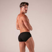 Absolu Male By TOF Laced Briefs Adjustable Soft Ribbed Cotton Black 35