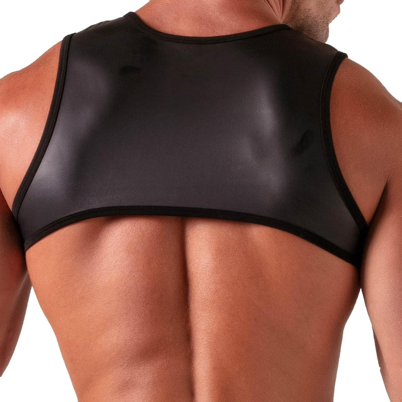 Absolu Male By TOF PARIS Bond*ge Crop - Harness Adjustable Front Lacing Black 43