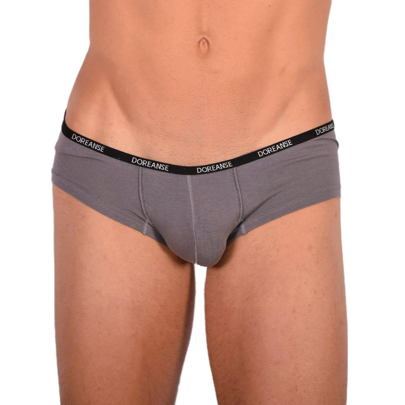 Boxer DOREANSE Hipster Mini Trunk Micro - Modal Grey 1781 711