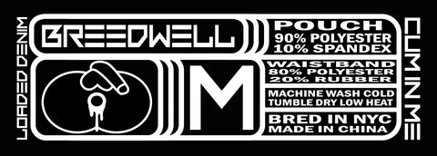 BREEDWELL Brief Loaded Denim BOOTYCUT Access Briefs in Light Stonewall Wash 5510