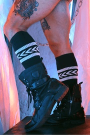 BREEDWELL Daddy's Favorite Long Socks One Size in Black 533