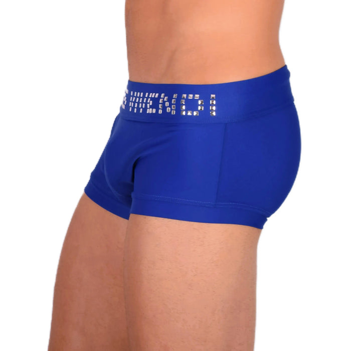 Modus Vivendi Maillots de bain Metallic Brand Brazil Swim-Trunk Bleu BS1821 22