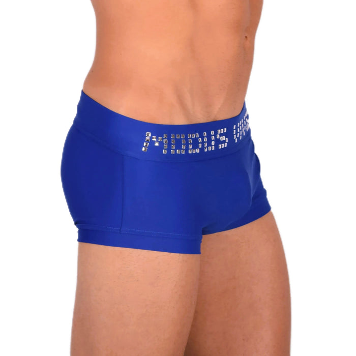 Modus Vivendi Maillots de bain Metallic Brand Brazil Swim-Trunk Bleu BS1821 22