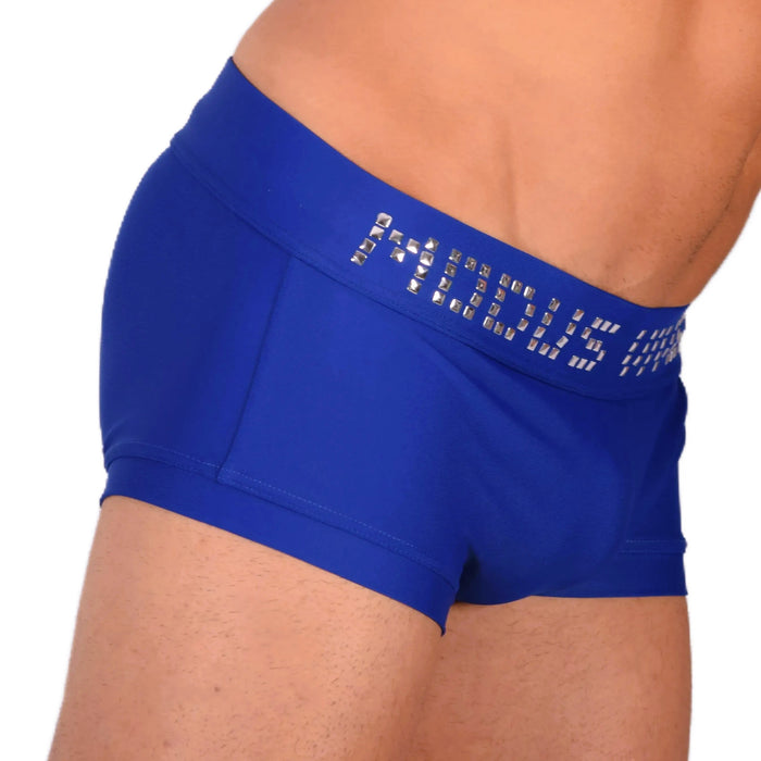 Modus Vivendi Maillots de bain Metallic Brand Brazil Swim-Trunk Bleu BS1821 22