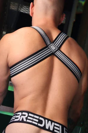 BREEDWELL Collection Cumdump Bulldog Harness Woven Nylon Black 25