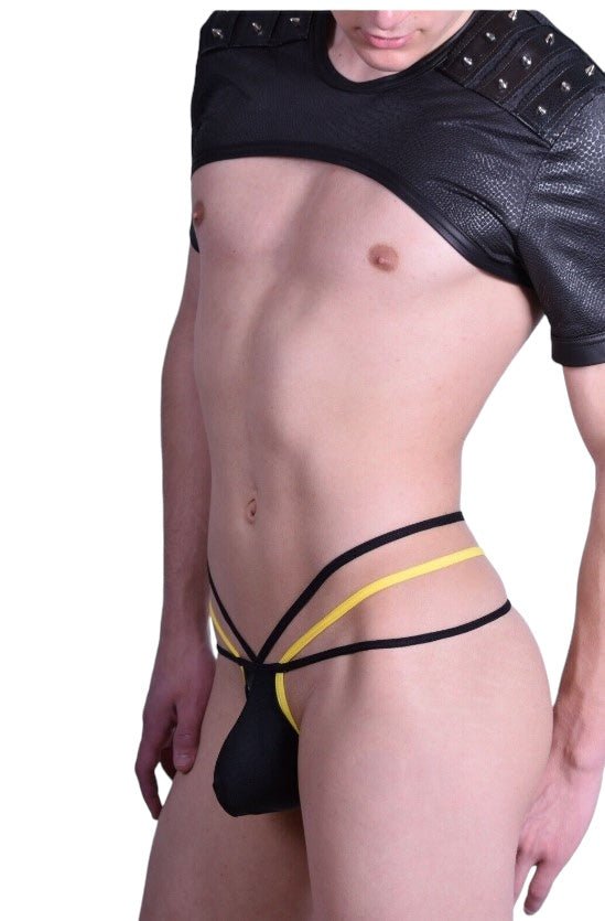 Daniel Alexander Thong Men Sexy Underwear Black Dal022 MX15