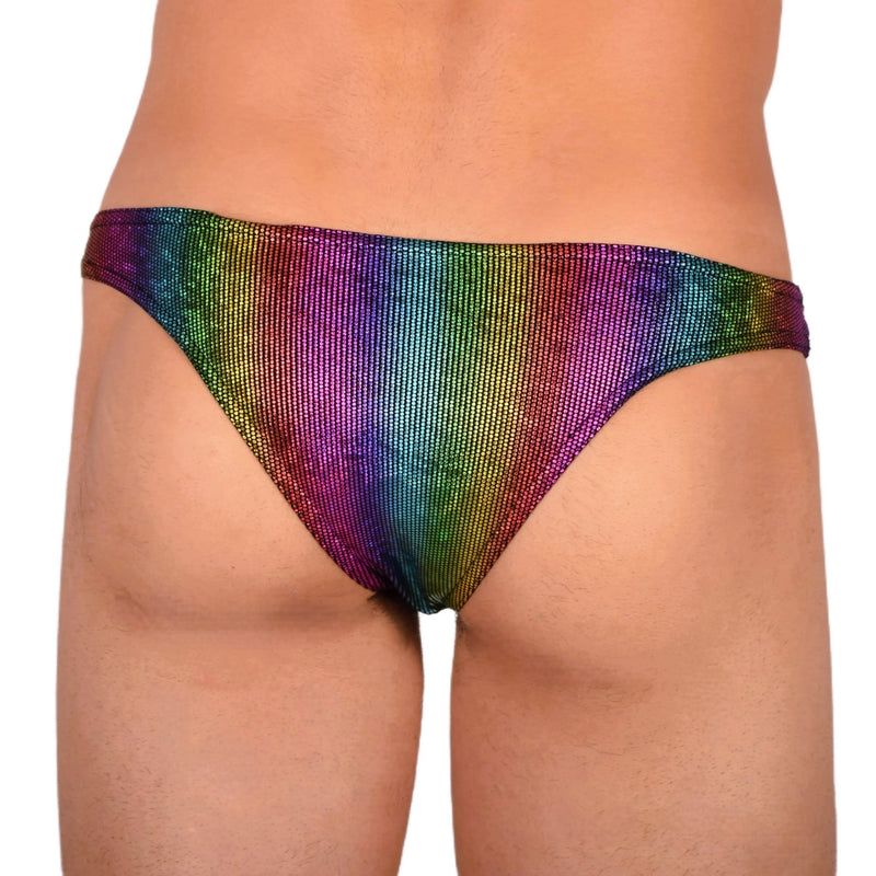 Doreanse Bikini Disco Briefs Low - Rise & Lean Cut Brief In Rainbow 1373 1211