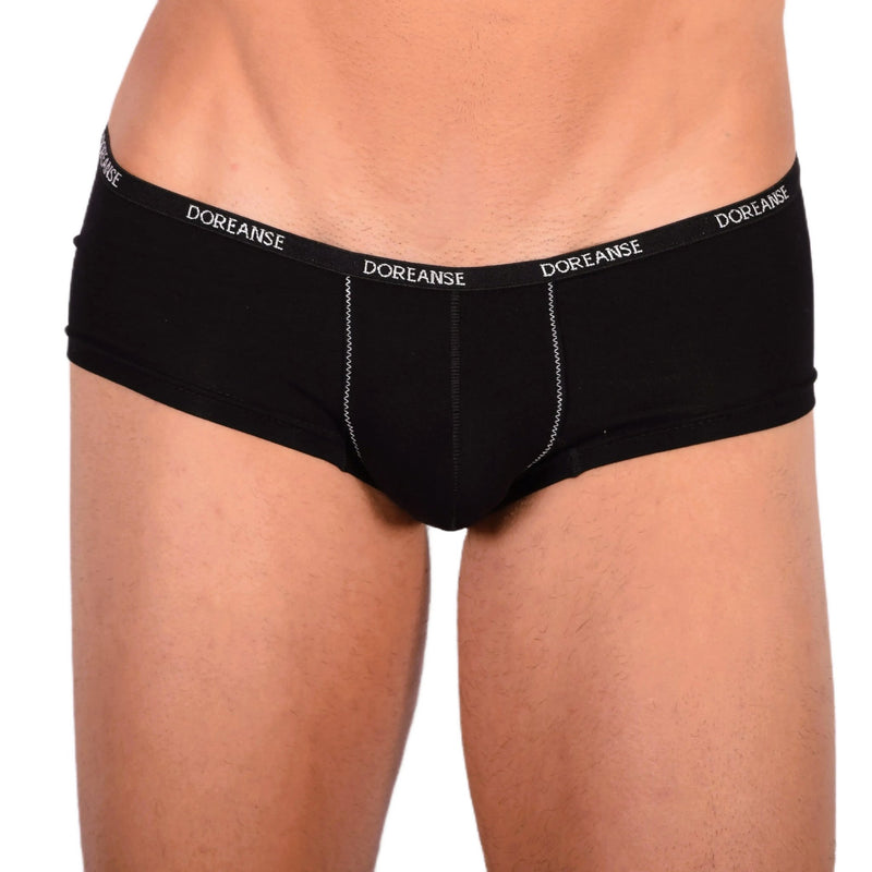 DOREANSE Boxer Hipster Mini Trunk Micro - Modal Black 1781 711