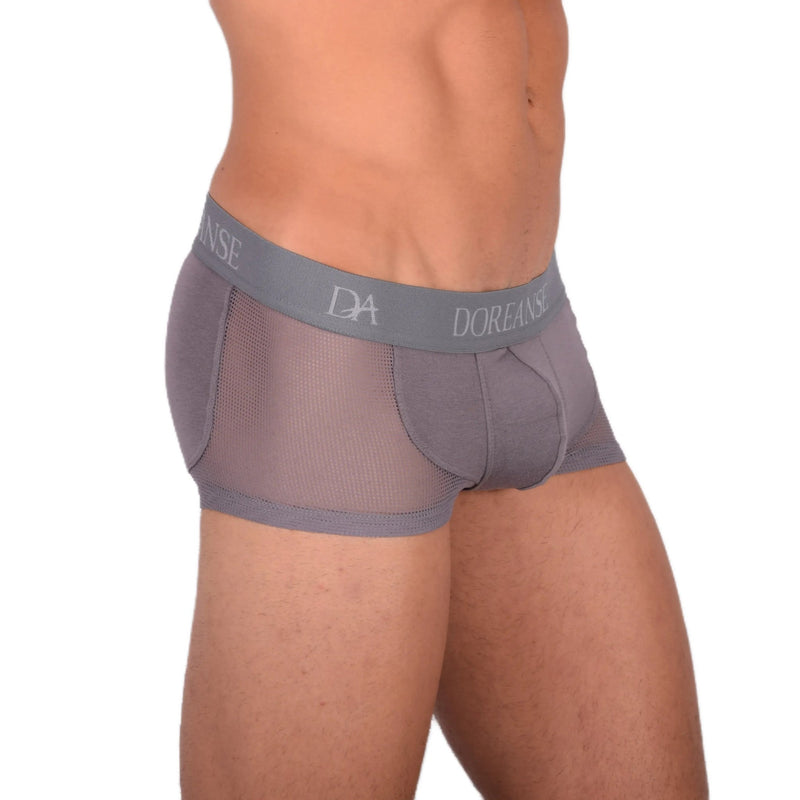 DOREANSE Boxer homme sexy ct maille tissu Gris 1705 13 SexyMenUnderwear.com DOREANSE Boxer homme sexy ct maille tissu Gris 1705 13 SexyMenUnderwear.com