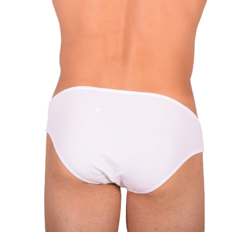 DOREANSE Micro Brief Basic Mens Slip Homme Casual Underwear White 1281 1313