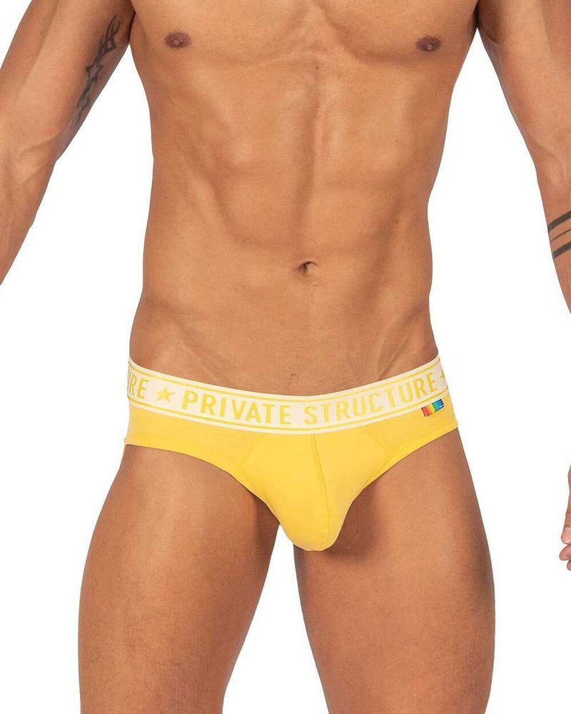 Duo Pack 2 - Private Structure Mini Briefs PRD Sunset Yellow + Dark Navy 4385 1059