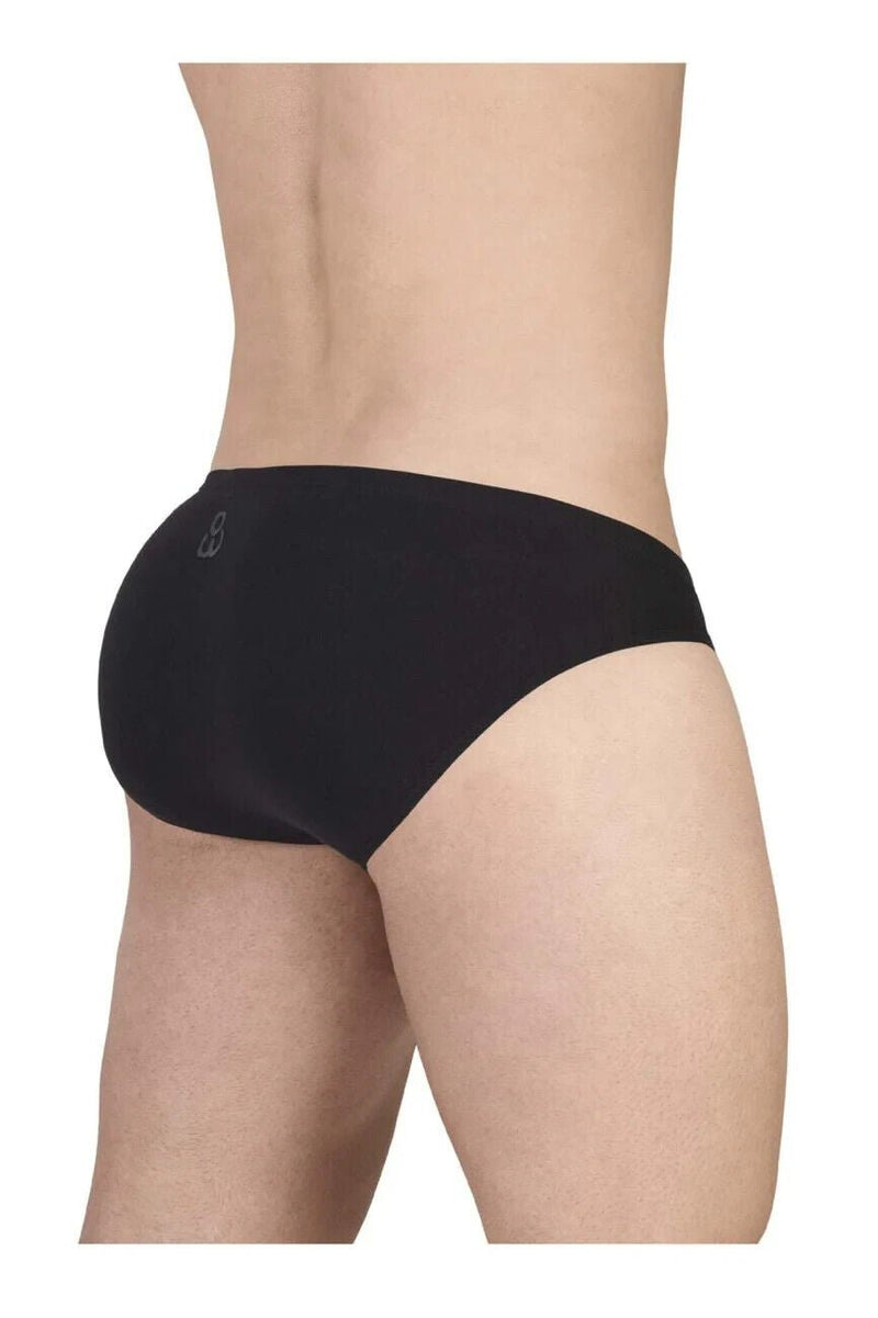 ErgoWear Bikini Brief FEEL GR8 Cotton Briefs in Black 1727 1233