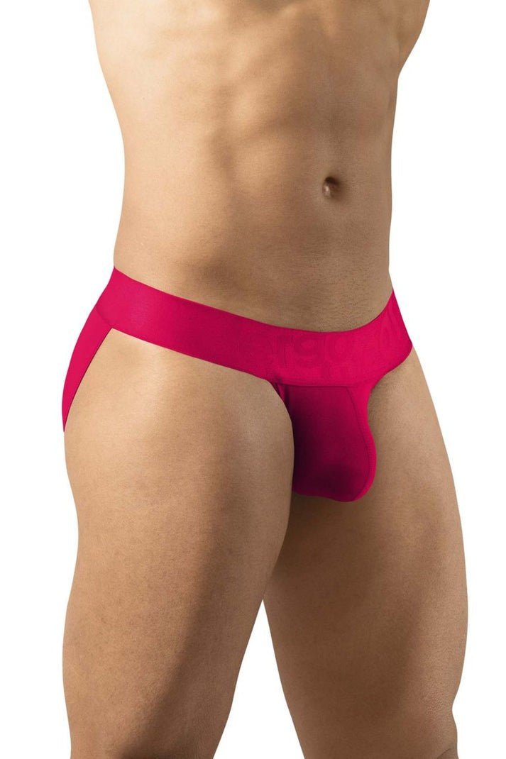 ErgoWear Bikini Briefs MAX Bold Stretchy Soft Tanga - Brief Pouch in Red 1743 1381