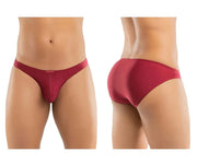 ErgoWear Bikini Briefs X4D Lightweight Low - Rise Lean Cut in Burgundy 1158 1331