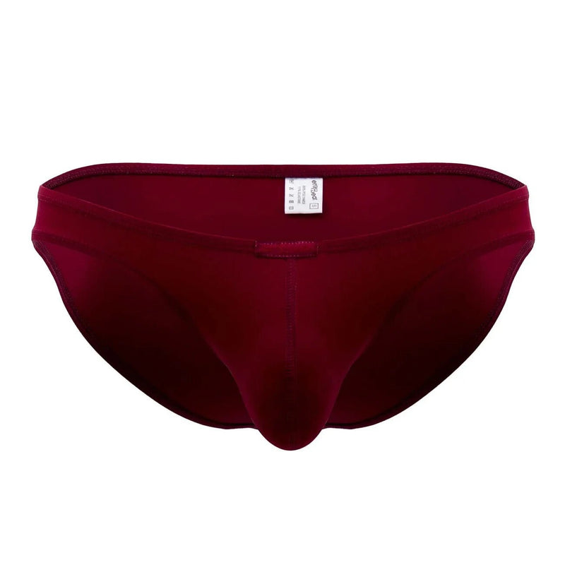 ErgoWear Bikini Briefs X4D Lightweight Low - Rise Lean Cut in Burgundy 1158 1335