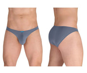 ERGOWEAR Bikini Briefs X4D Seamed Pouch Low - Rise Brief Smoke Blue 1596 911