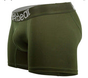ErgoWear Boxer HIP Trunks Low - Rise Stretchy Boxer Seamed Pouch Green 1498 - SexyMenUnderwear.com