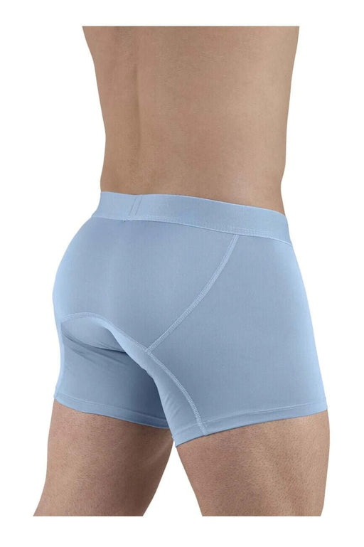 ErgoWear Boxer HIP Trunks Low - Rise Stretchy Boxer Seamed Pouch in Cool Blue 15042