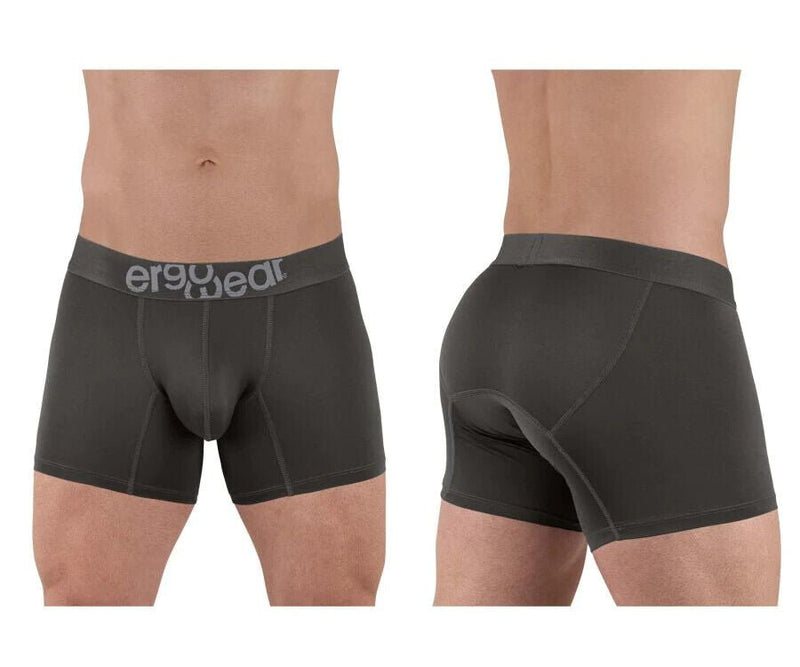 ErgoWear Boxer HIP Trunks Low - Rise Stretchy Boxer Seamed Pouch Shark Gray 14956