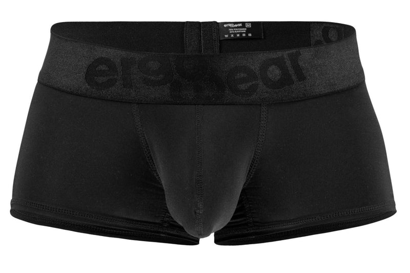 ErgoWear Boxer MAX Bold Stretch Trunks With Supportive Pouch in Black 1748 1364