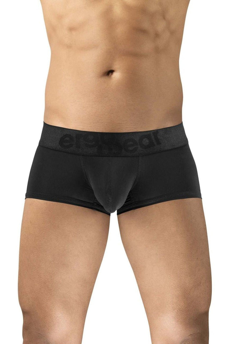 ErgoWear Boxer MAX Bold Stretch Trunks With Supportive Pouch in Black 1748 1363