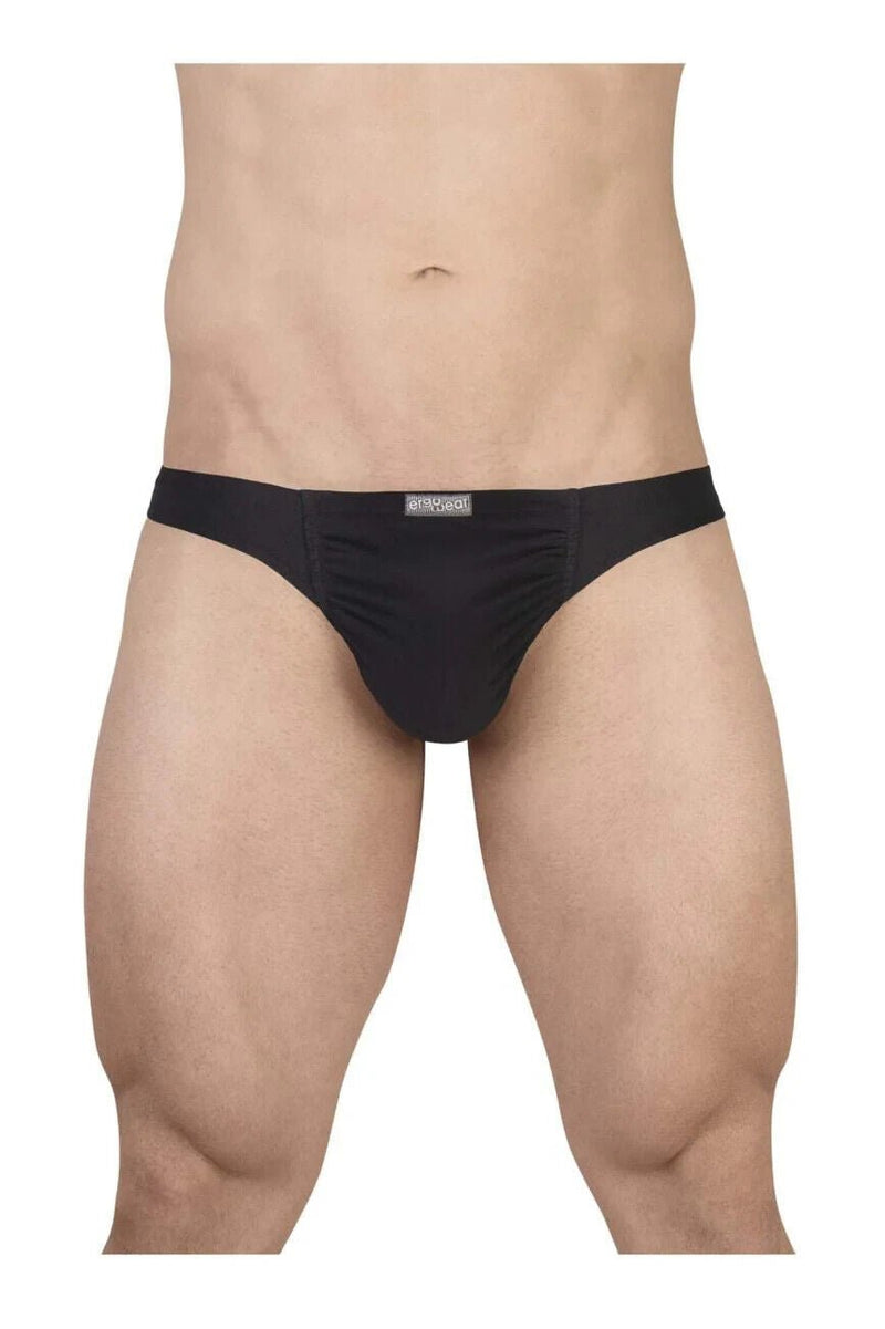 ErgoWear Cotton Thongs FEEL GR8 Pouch Lightweight Thong Black 1726 1219