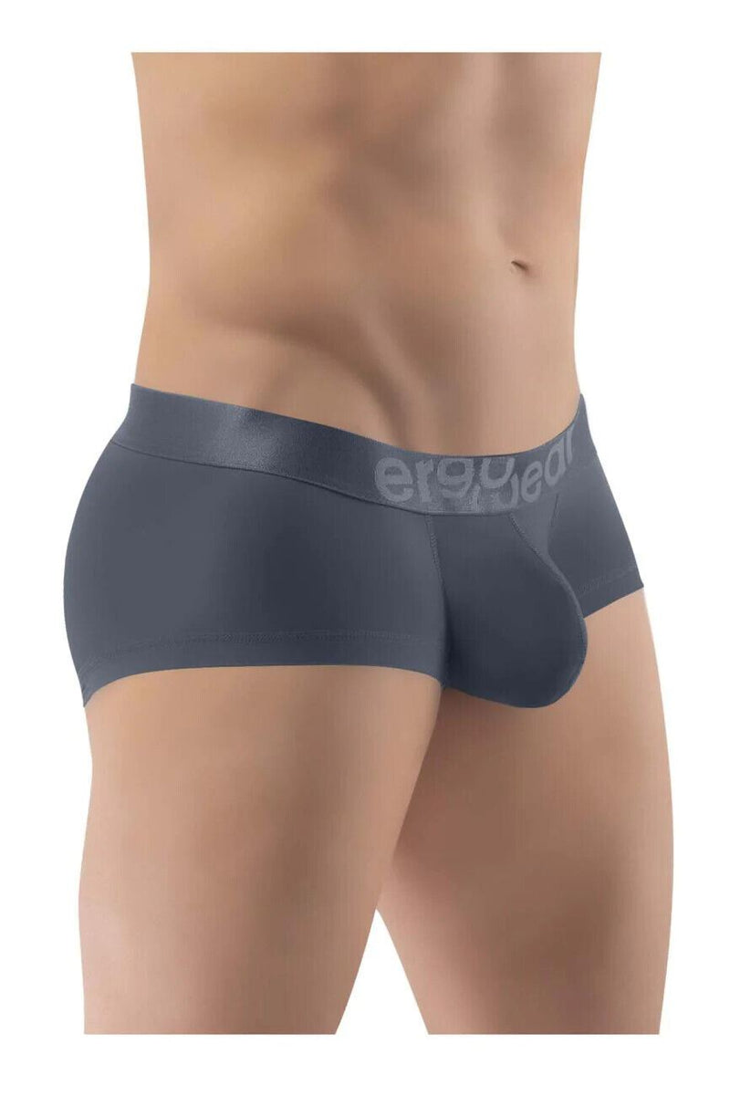 ErgoWear Elastic Boxer Trunks MAX XX 3D-Pouch Hyper Soft in Dark Gray 1289 64