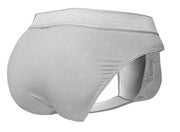 ErgoWear FEEL SE Briefs MicroMesh 4 - Way Stretch Adaptable Pouch Silver 1759 257