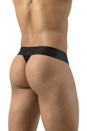ErgoWear G - String MAX Bold Stretch Thong With Supportive Pouch in Black 1746 1394