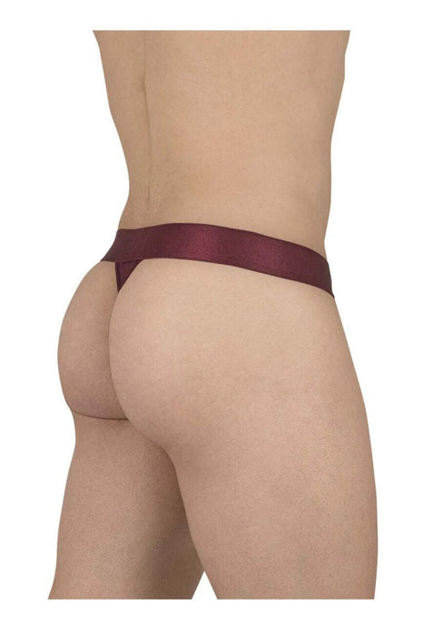 ErgoWear G - String MAX XX Stretchy Elastic Thongs in Pomegranate Red 1621 - SexyMenUnderwear.com