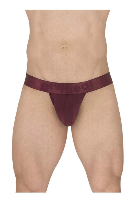 ErgoWear G - String MAX XX Stretchy Elastic Thongs in Pomegranate Red 1621 - SexyMenUnderwear.com